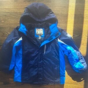 Kids Blue Hooded Jacket